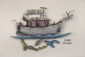 Party Boat - Metal wall sculpture